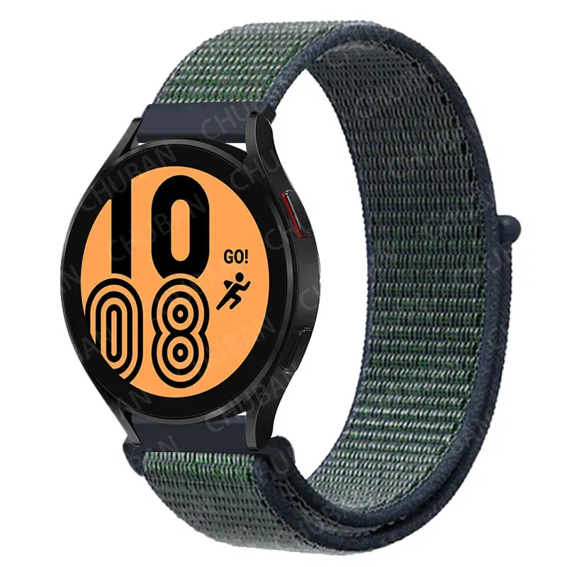 Band Color: Silver Yellow, Band Width: 22mm - 20mm/22mm nylon Band
