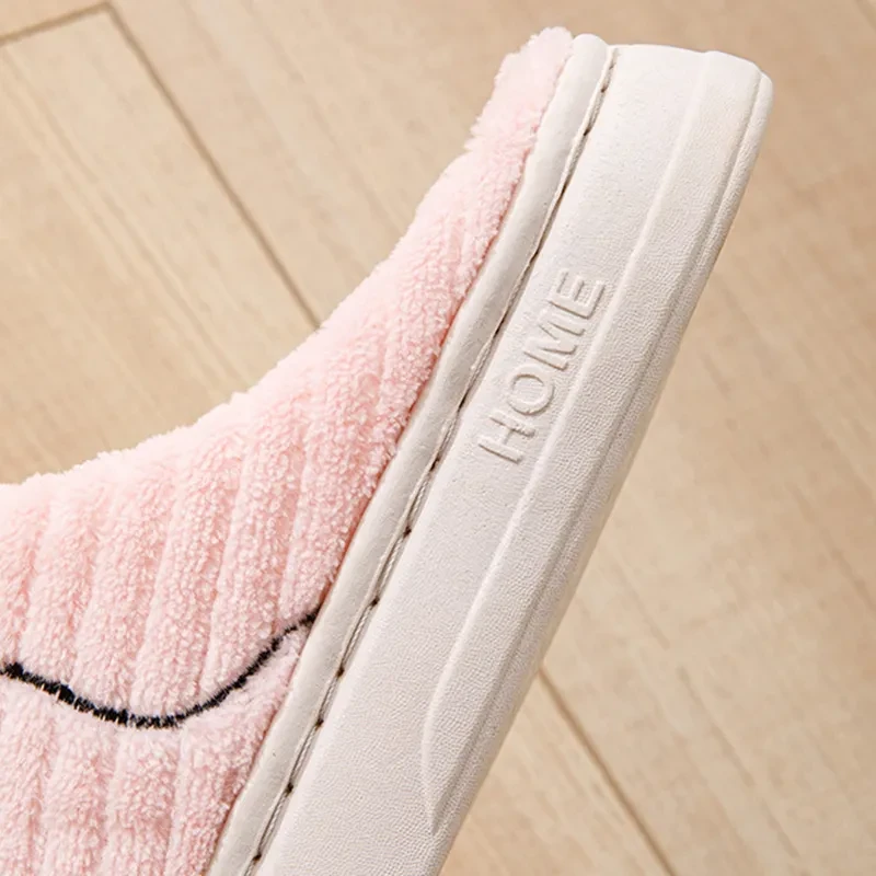 Striped Cat Slippers Indoor Women Men