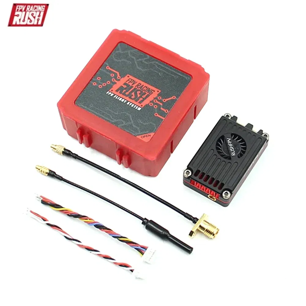Color: WHITE - Original Rush Max Solo 2.5W/ Rush Tank Solo 1.6W 5.8G High Power Video Transmitter VTX Heat Dissipation Structure For FPV Drone