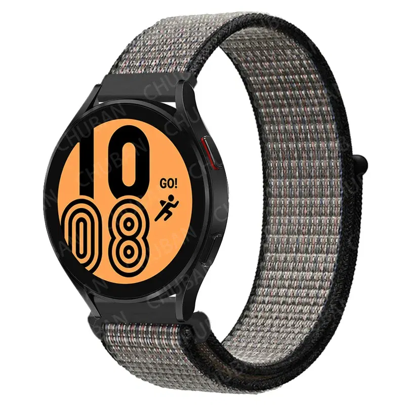 Band Color: Orange, Band Width: 20mm - 20mm/22mm nylon Band