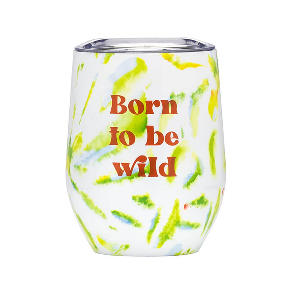 Blureed Born To Be Wild Tie Dye Thermal Wine Tumbler