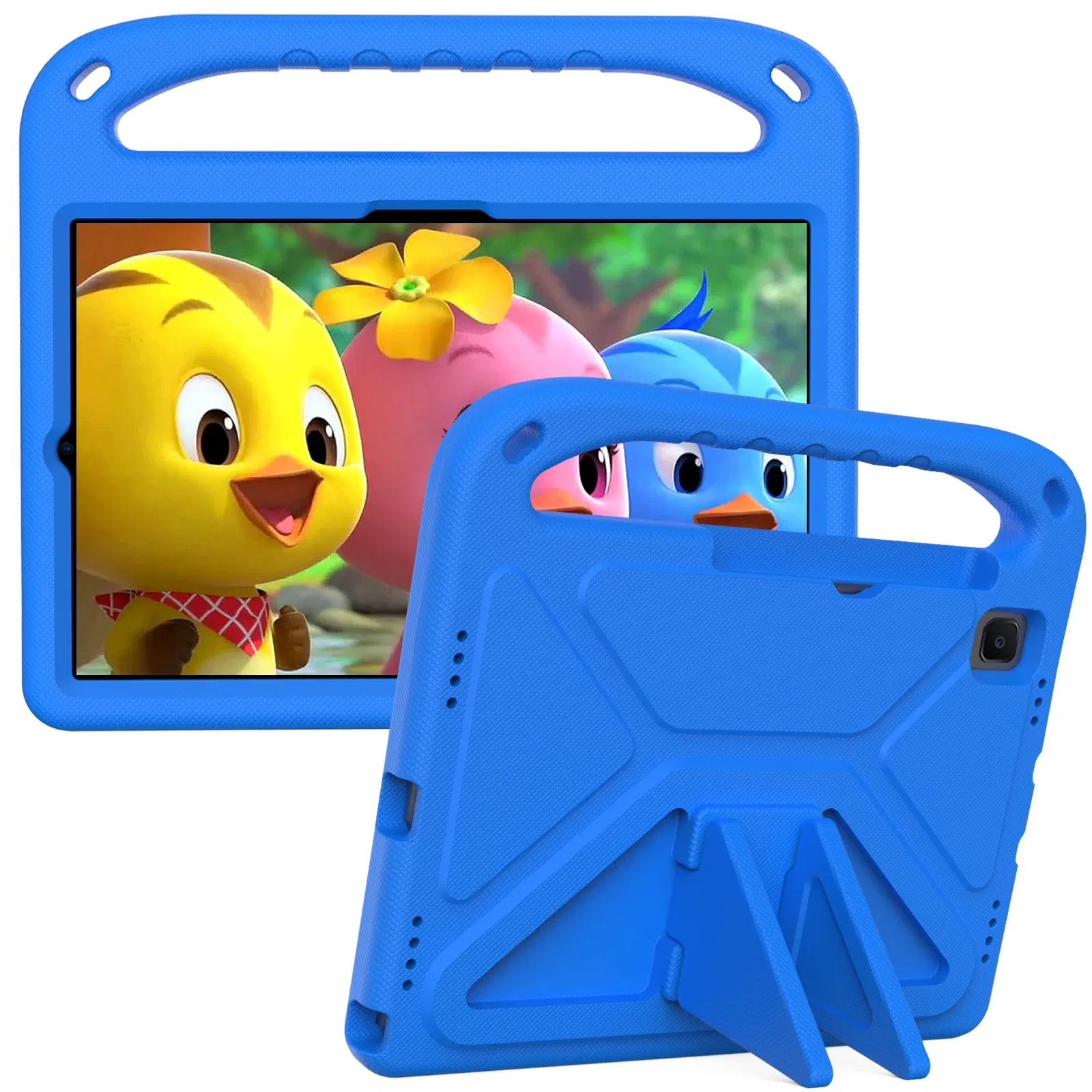 Color: Red, Size: Sixteen - Kids tablet case  for Samsung Galaxy Tab S9FE+ S9+ S9 S8 S8+ S7FE S7+ A7Lite S5e S6 Lite A9+ A9 A8 A7 T510 T307U Child shel