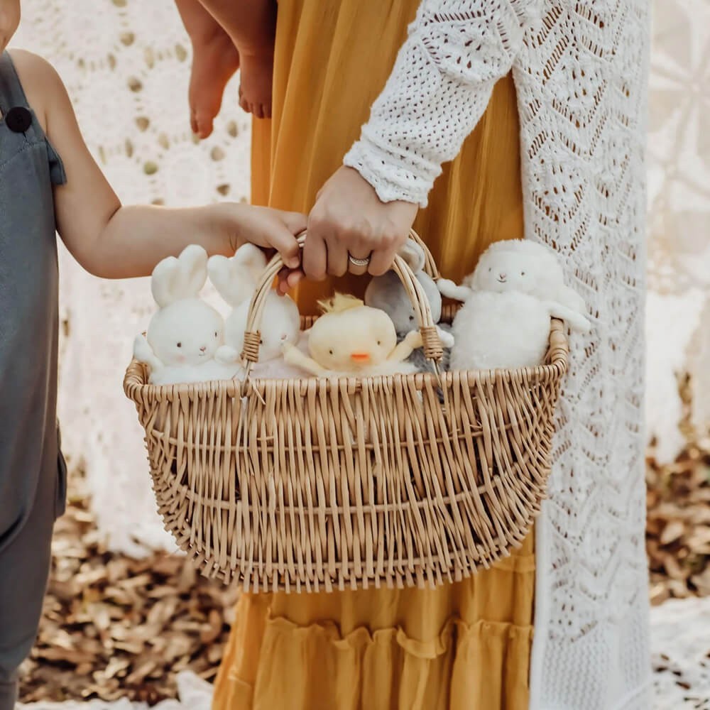 Blossom Bunny Roly Poly Soft Toy