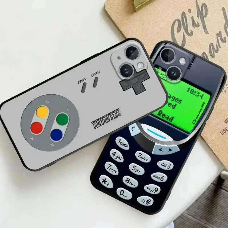 Color: SKY BLUE, Material: ABS - Retro Camera Games Phone Case For Samsung Galaxy S10 S20 S21 S22 S23 S24 FE Plus Ultra Note 20 Mobile Cover Shell
