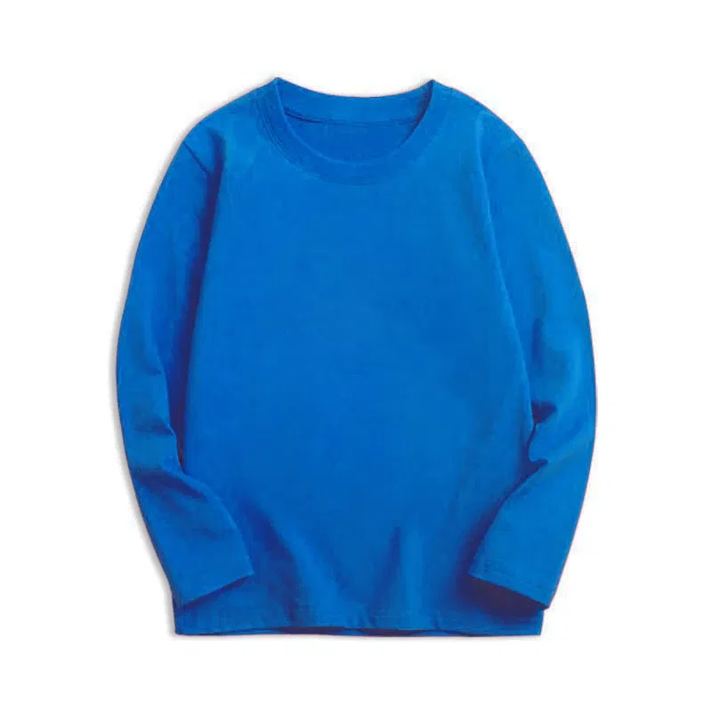 Color: Brown, Kid Size: 4 - Black White Basic Cotton T-shirt for Boys Girls Clothes Children's Long Sleeve Solid Tops Kids 2 to 14 Years Leasure Wear Tshirt