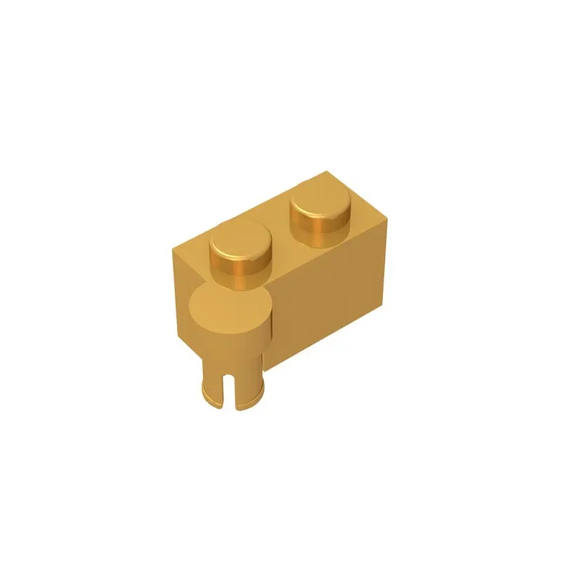 Color: SKY BLUE - Gobricks GDS-810 HINGE 1X2 UPPER PART compatible with lego 3830 children's DIY Educational Building Blocks Technical