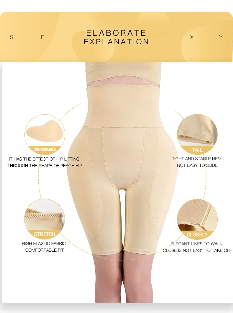 Fat Burning High Waist Underwear Shapewear Butt Lifter Seamless Women High Waist Slimming Panty Tummy Control Knickers Pant Briefs Ladies Body Shaper