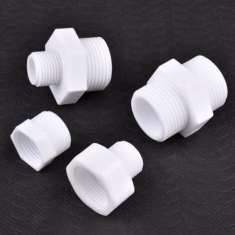 Color: Gold, Diameter: 1/2'' - 2~20PCS 1/2"3/4"1"Inch PVC Male/Female Thread Equal Path/Reducer/Bushing Joint Fish Tank Garden Irrigation Water Pipe Connectors