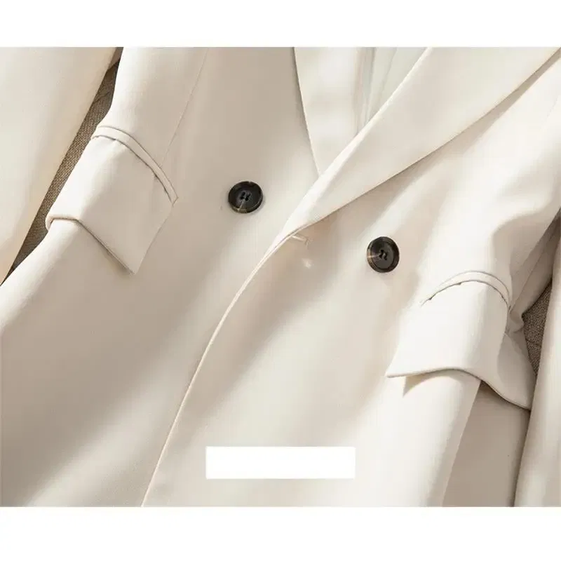 Color: Blue, Size: XL, Ships From: CHINA - High End Office Professional Women's Blazer Pants 2-Piece Set Fall Fashion Long Female Jacket Over Business Suit Casual Trousers
