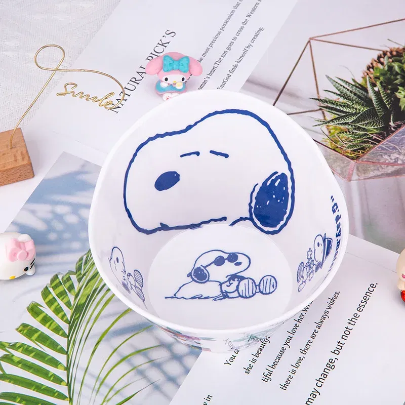 Color: Red, Ships From: CHINA - New Sanrio Hello Kitty Bowl My Melody Cartoon Children's Tableware Cute Creative Anti-drop Anti-scald Soup Bowl Kid for Gifts