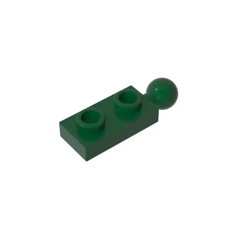 Color: Light Blue - Gobricks MOC Compatible Assembles Particles 22890 Plate Modified 1 x 2 with End Towball Building Blocks DIY High-Tech Spare Toys