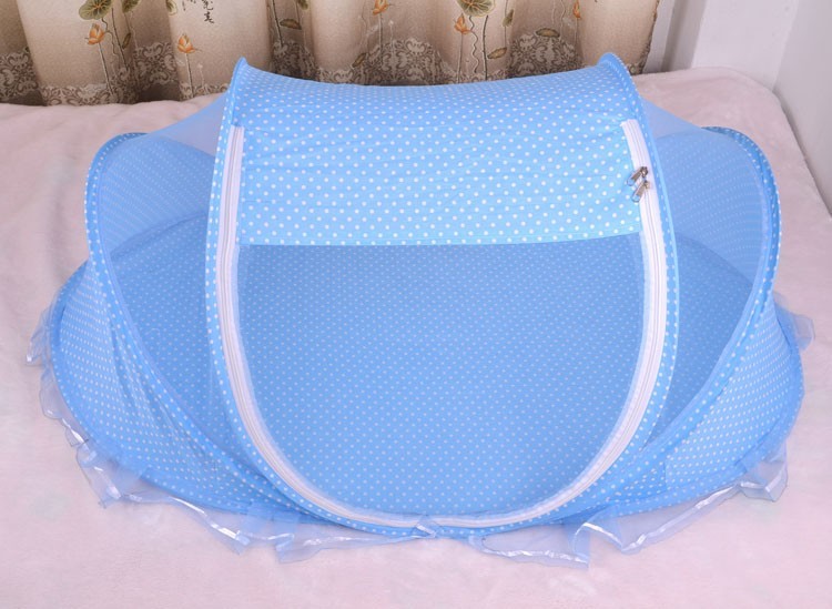 CozyNest 2-in-1 Portable Baby Bed & Pillow Net Set