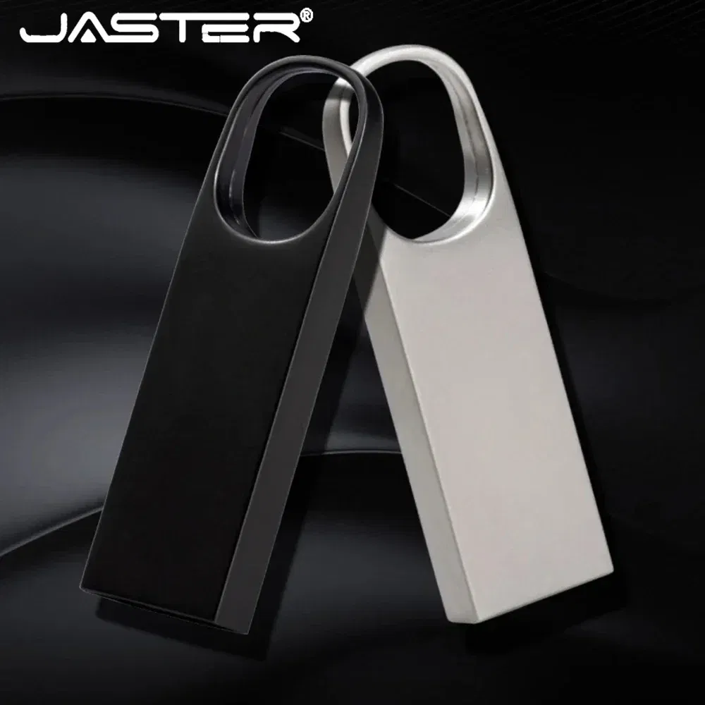 Capacity: 32GB, Color: Silver - JASTER Metal USB Flash Drives 64GB Real Capacity Memory Stick Black Pen Drive 32GB Creative Business Gift Silver Storage U Disk