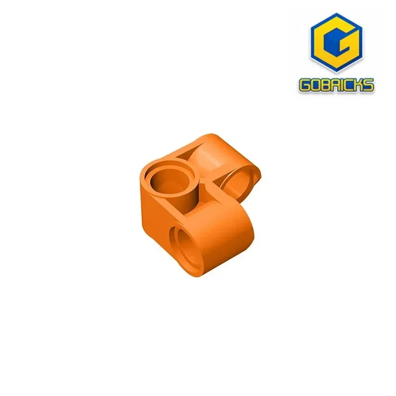 Color: light yellow, Ships From: CN - Gobricks GDS-993 Technical, Pin Connector Perpendicular 2 x 2 Bent compatible with lego 44809 pieces of children's DIY