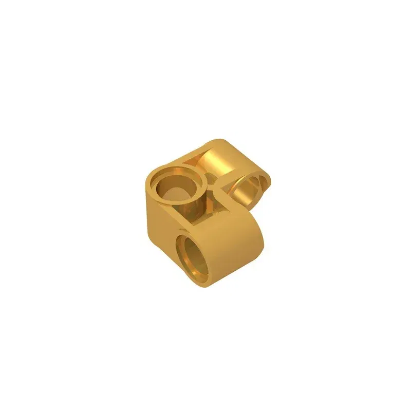 Color: light yellow, Ships From: CN - Gobricks GDS-993 Technical, Pin Connector Perpendicular 2 x 2 Bent compatible with lego 44809 pieces of children's DIY