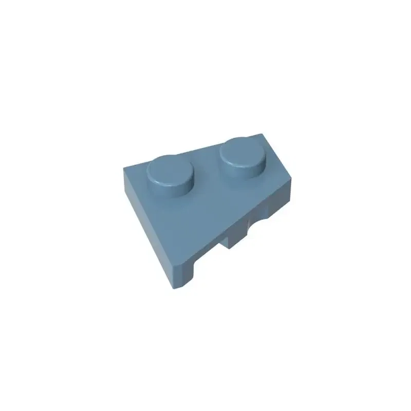 Color: army green - Gobricks 10PCS Parts Wedge, Plate 2 x 2 Left Compatible with 24307 pieces of children's toys Building Blocks Educatonal Techni
