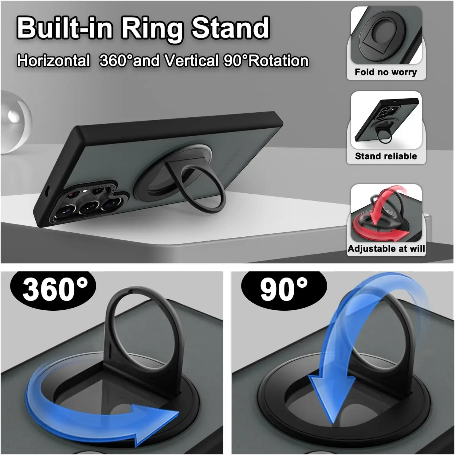 Material: Microfiber, Color: Black - Luxury Magsafe Wireless Charging Case for Samsung S24 S23 S22 Ultra Plus Case Skin Feel Magnetic Shockproof S23 FE Cover