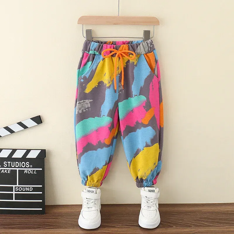 Color: Orange, Kid Size: 6, Ships From: CHINA - Spring Toddle Baby Clothes Set Fashion Graffiti Sweater and Pant Outfit Children Boy Girl Cartoon Bear Top and Bottom Tracksuit