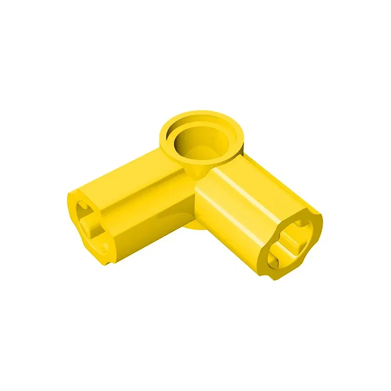 Color: Orange - Gobricks GDS-921 Technical, Axle and Pin Connector Angled #6 - 90 degrees compatible with lego 32014 pieces of children's DIY
