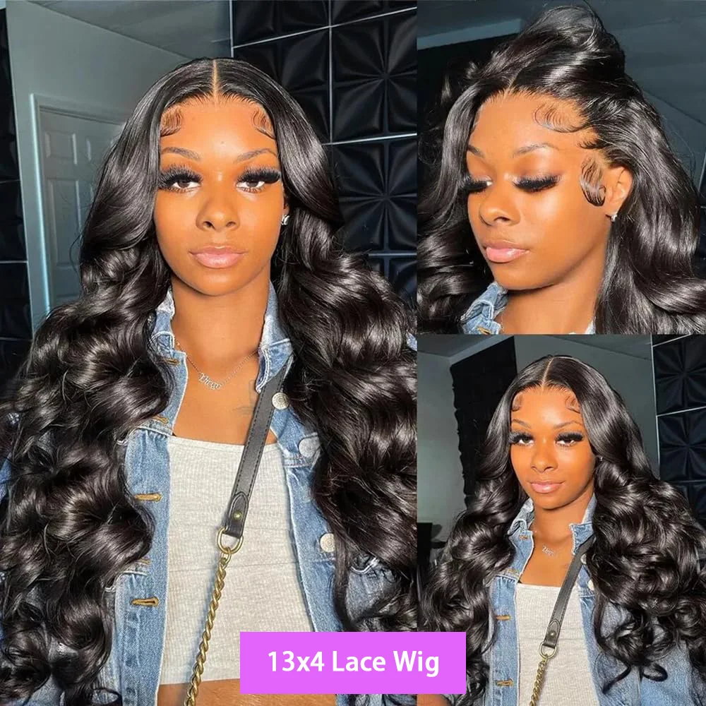 Color: #2, Ships From: CHINA, Stretched Length: 16inches, Density: 200% - Body Wave 13x6 Lace Front Wigs Human Hair 200 Density Brazilian Remy Human Hair Wigs 13x4 Transparent Lace For Women 30 32 Inch