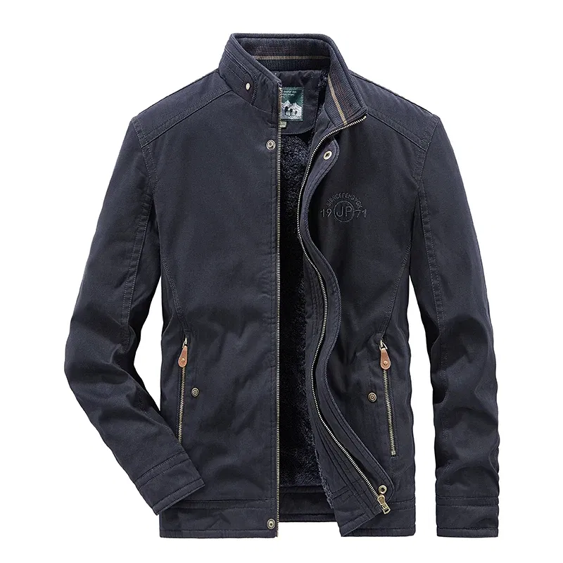 Color: Khaki, Size: XXL - Men Zipper Fleece Jackets Military Waterproof Windproof Cargo Jacket Outdoor Multi-pockets Tactical Climb Fishing Cycling Jacket
