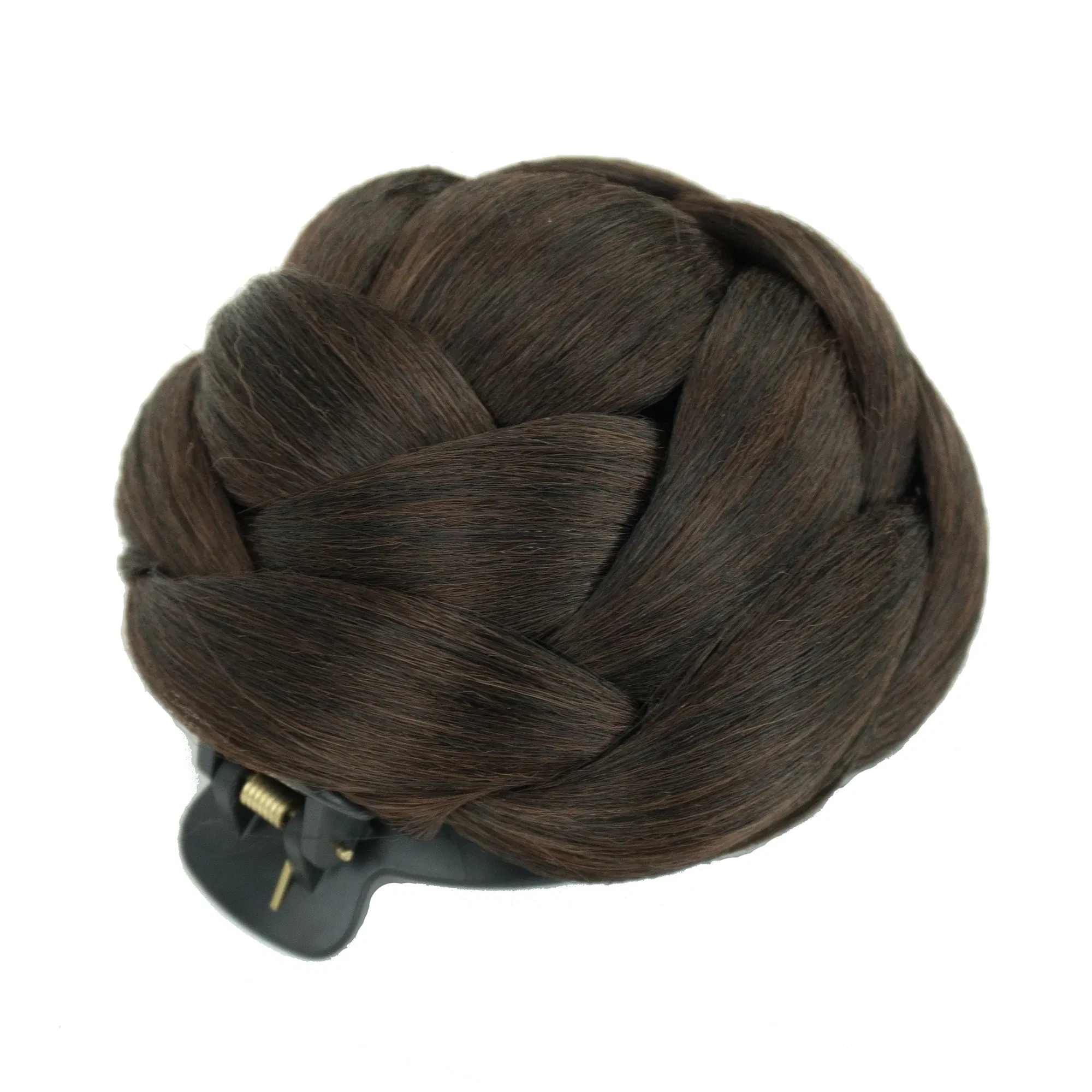 Color: #1 - Soowee Synthetic Hair Braided Chignon Dancer Hair Donut Hairpieces Scrunchie Claw Hair Bun Updo for Wedding Party