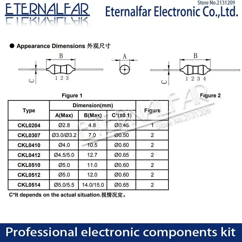 Volume: 12, Value of Resistance: 20R - 0307 1/4W 0410 1/2W 0510 1W Color Ring Inductors DIP Inductance 0.22uH 10mH 1 2.2UH 3.3 4.7UH 10 22 33UH 47 68 100 220 330 uH mH
