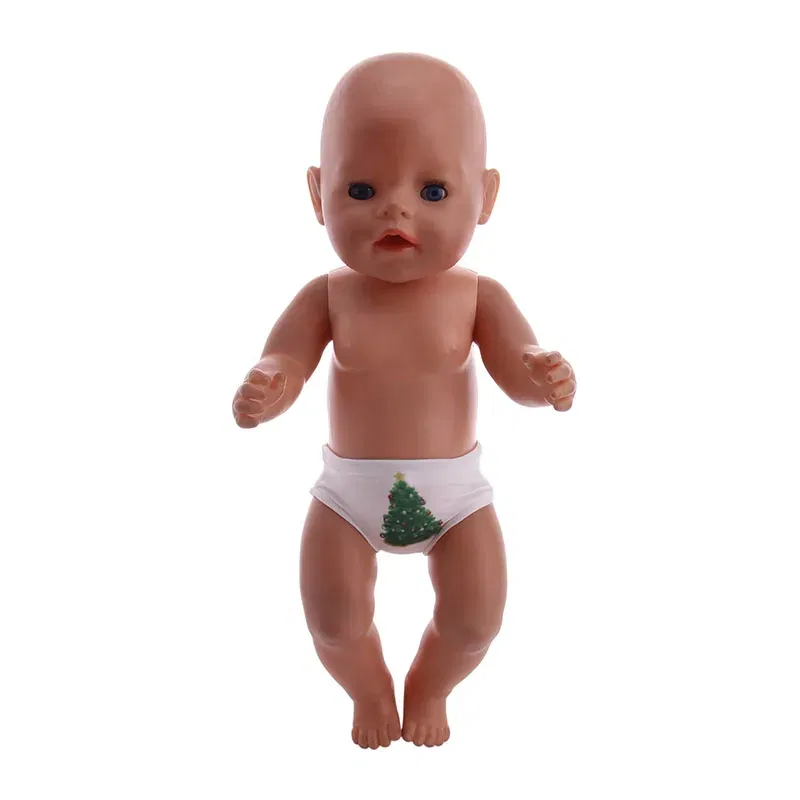 Color: VIOLET - Doll Panties 24 Pattern Panties For 18 Inch American&43Cm Baby New Born Doll Our Generation , For Baby Birthday Festival Gift