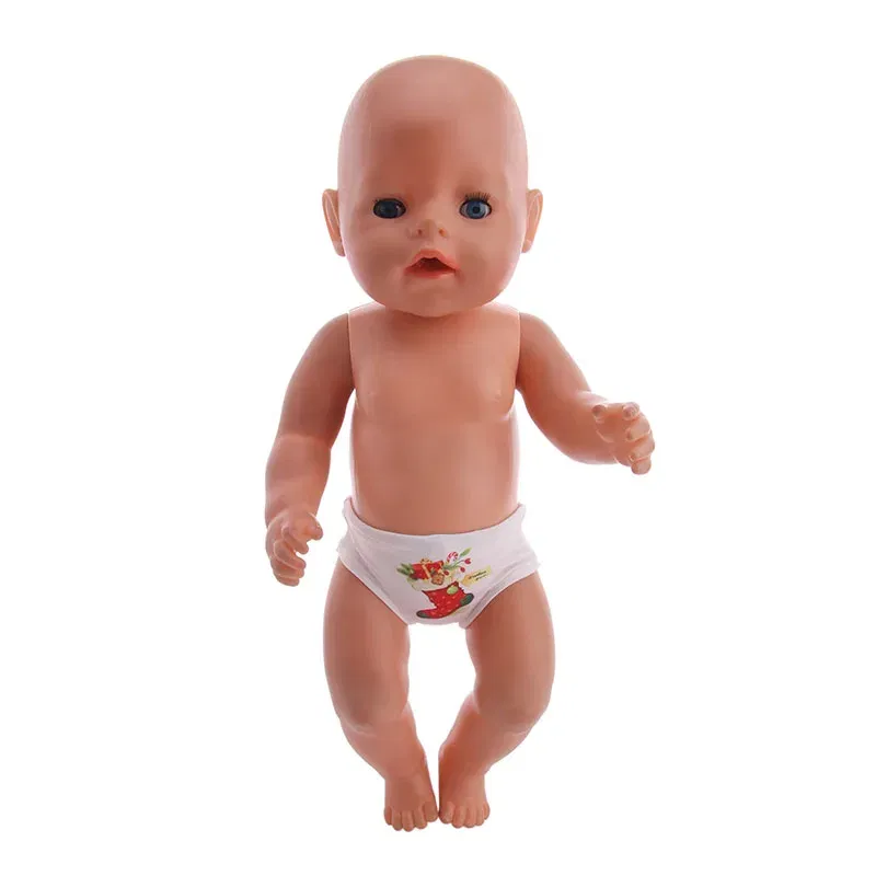 Color: VIOLET - Doll Panties 24 Pattern Panties For 18 Inch American&43Cm Baby New Born Doll Our Generation , For Baby Birthday Festival Gift