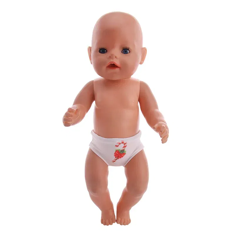 Color: VIOLET - Doll Panties 24 Pattern Panties For 18 Inch American&43Cm Baby New Born Doll Our Generation , For Baby Birthday Festival Gift