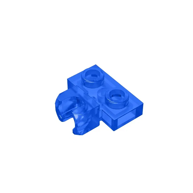 Color: Dark Grey - MOC PARTS GDS-850  Plate, Modified 1 x 2 with Small Tow Ball Socket on Side compatible with lego 14704 pieces of children's toys
