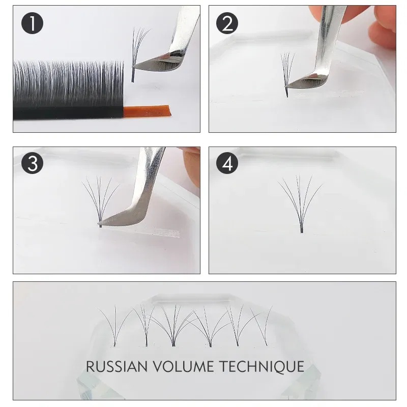 Curl: D, Thickness: 0.05mm, Length: 15mm - Genie 20pcs/lot All Sizes Mink individual lash Extensions hybrid set volume eyelash extensions mega volume individual eyelashes