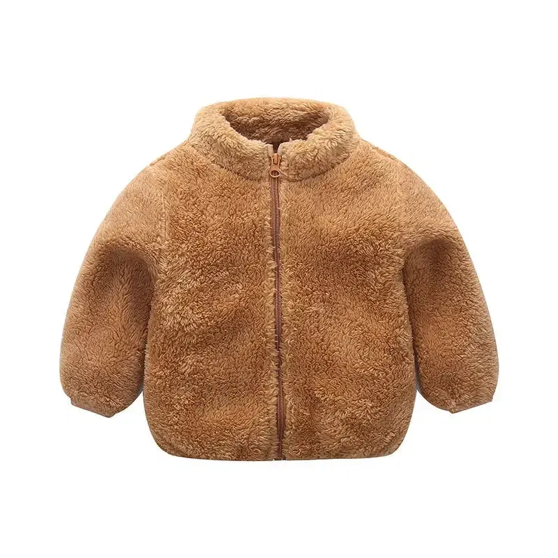 Color: SKY BLUE, Kid Size: 7T - Kids Winter Coats 2024 New Children Outerwear Boy Warm Fleece Jacket Baby Girls Jackets for Autumn Spring Children Clothing