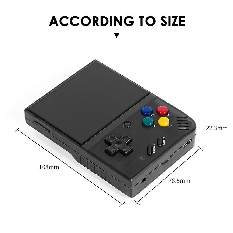 Color: Silver, Bundle: Bundle 2 - MIYOO Mini Plus Portable Retro Handheld Game Console V2 Mini+ IPS Screen Classic Video Game Console Linux System Children's Gift
