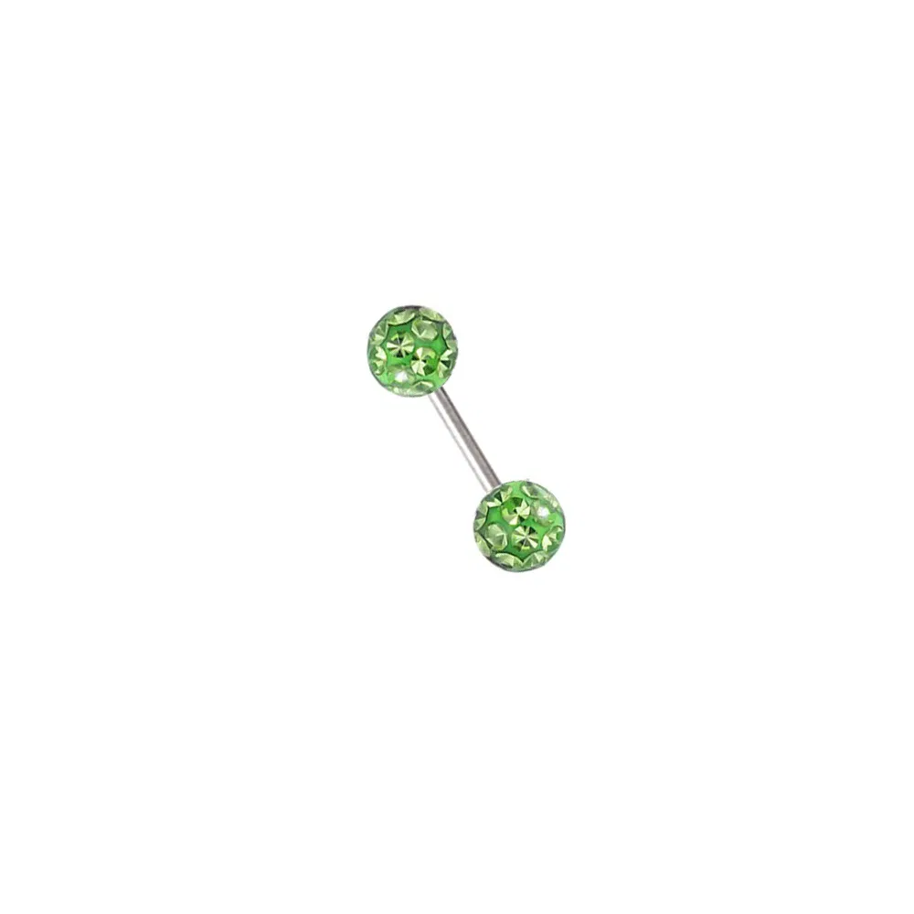 Metal color: Blue Zinc Plated, Main Stone Color: black - 16g 1.2mm Coated Crystal Steel Ear Stud Tragus Helix Cartilage 3/4/5mm CZ Ball 6/8/10/12/14mm Bar Barbell Piercing