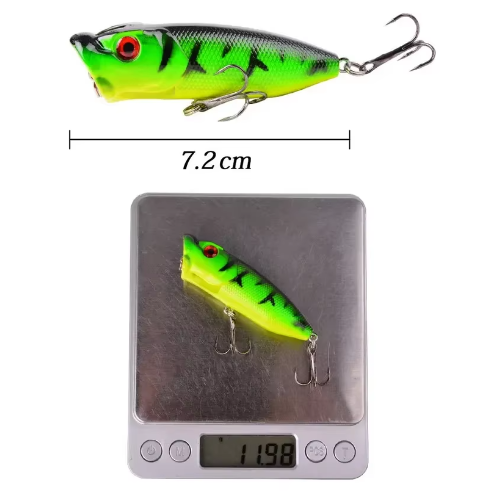 1Pcs 7cm 12g Popper Fishing Lure