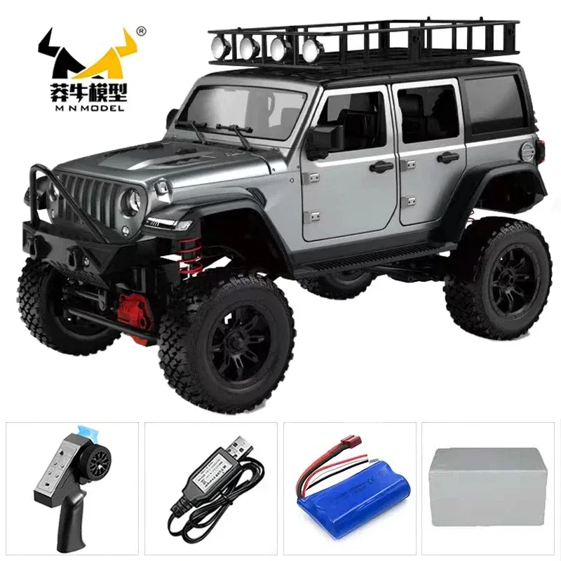 Color: DEEP BLUE - MN MN82 1:12 Retro Rc Car With LED Lights Full-scale Simulation LC79 Professional 4WD Remote Control Pickup RC Truck Model Toys