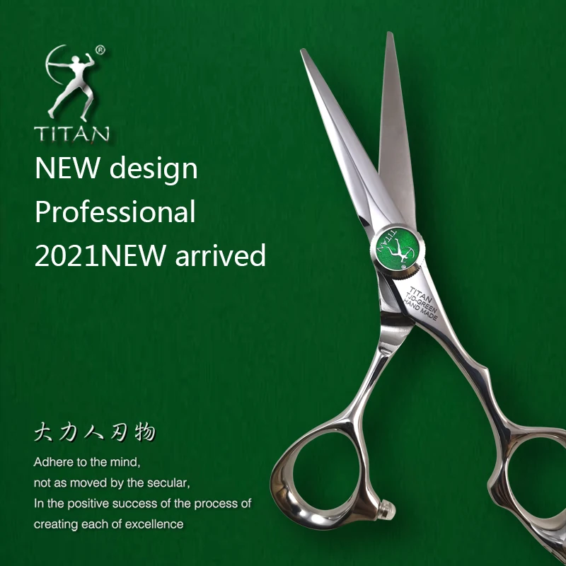 Color: Black - Titan Hairdressing Scissors 6 Inch Hair Scissors Professional Barber Scissors Cutting Thinning Styling Tool Hairdressing Shear