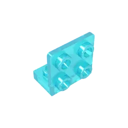 Color: Blue - MOC PARTS GDS-642 ANGULAR PLATE 1.5 BOT. 1X2 2/2 compatible with lego 99207 children's toys Assembles Building Blocks Technical