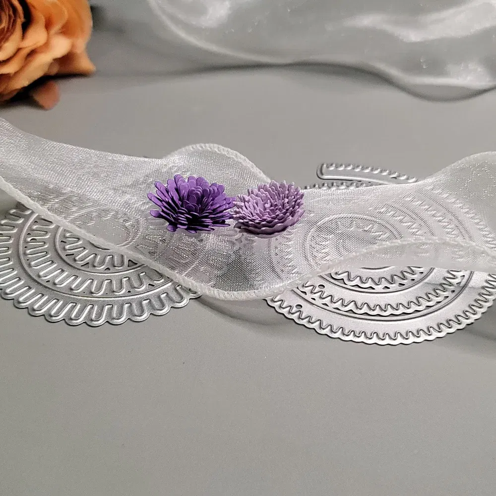 Color: plum, Size: S, Ships From: CHINA - 6 Styles Spiral Flower Metal Cutting Dies Scrapbook Embossing Circle Die Cuts Album DIY Craft Cutting Die 2023 New