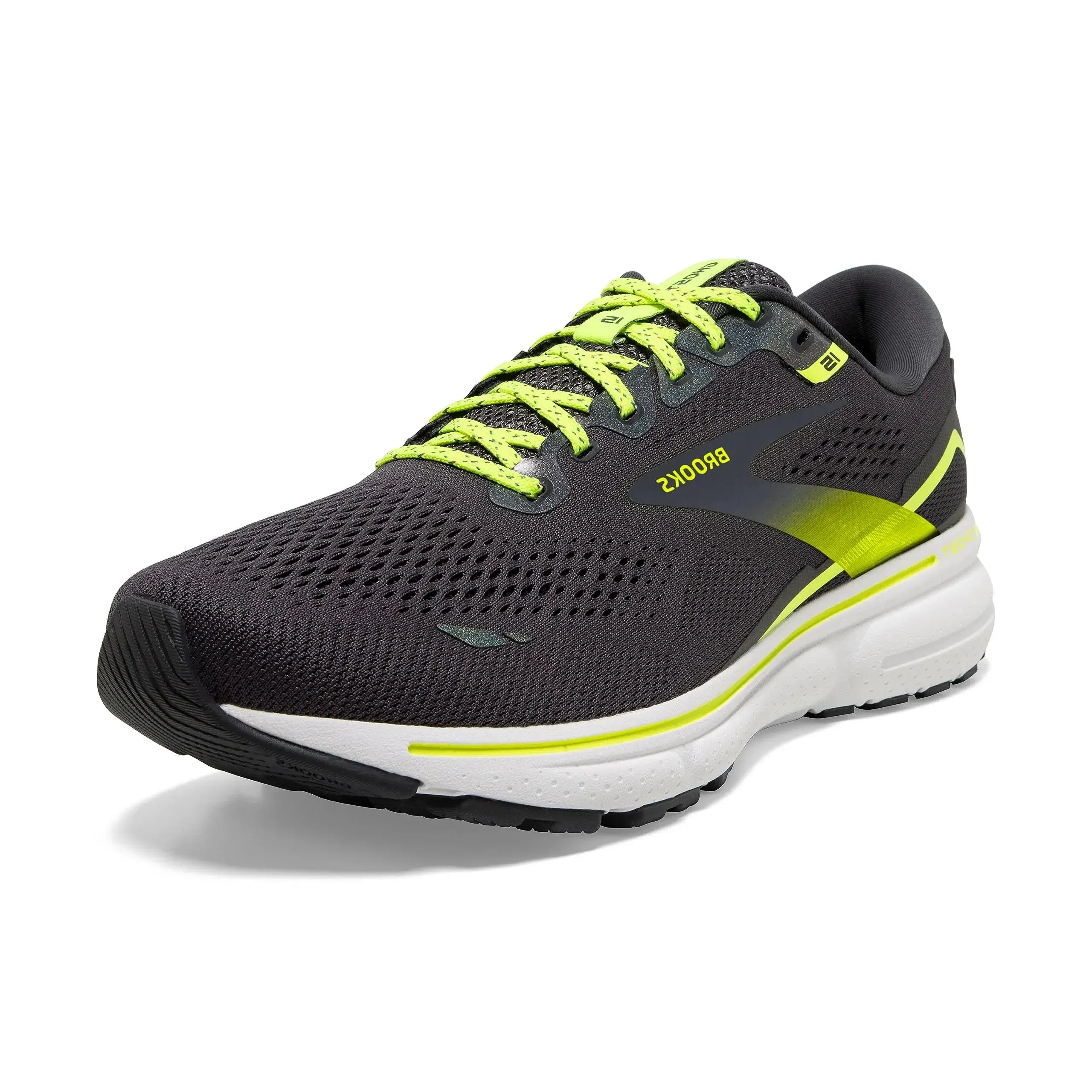 Color: Khaki, Shoe Size: 41 - Brooks Ghost 15 Neutral Running & Walking Shoe Men?™s & Women?™s Casual Sneakers Original