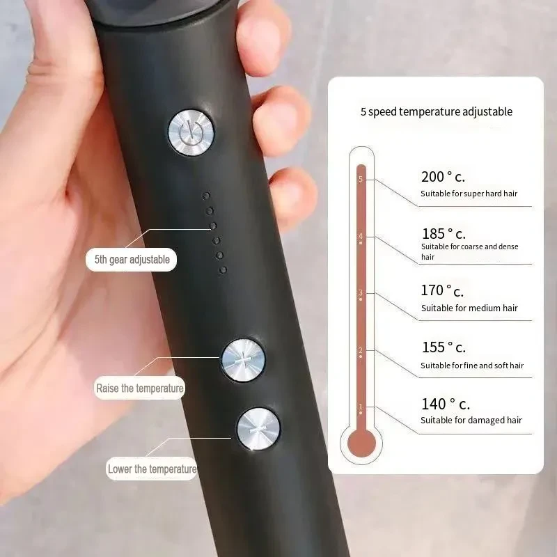 Hair Straightener Hot Comb Negative Ion