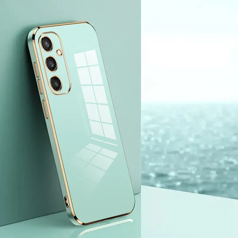 Material: PP, Color: Black - TPU Electroplating Case for Samsung Galaxy Note 10 20 Plus UItra S20 FE S21FE S21 S22 S23 S24 Plus Uitra A52 A71 A51 A72 Cover