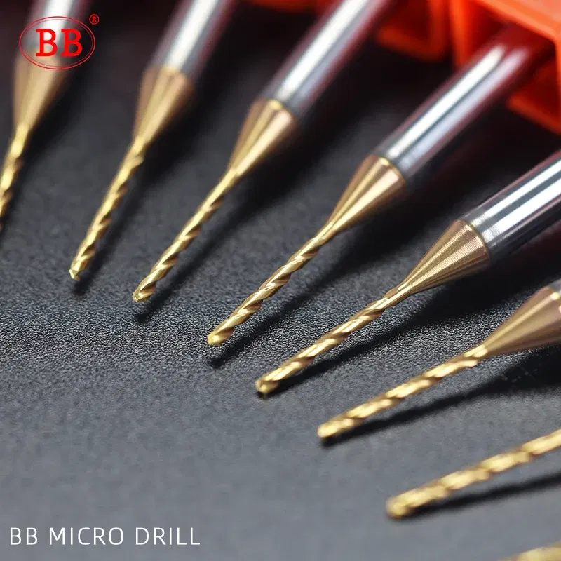 Hole Diameter: 9mm - BB 2.03-3.75mm Micro Drill Mini Coated Solid Carbide Bit Metal Iron Steel Hole Drilling 3xD Cutting Length D=4mm CNC Tool 1pcs