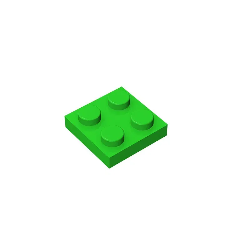 Color: Dark Blue - 20Pcs  MOC Parts 3022 94148 Plate 2 x 2 Compatible Bricks DIY Assmble Building Blocks Particle Kid Puzzle Brain Toy Birthday Gif