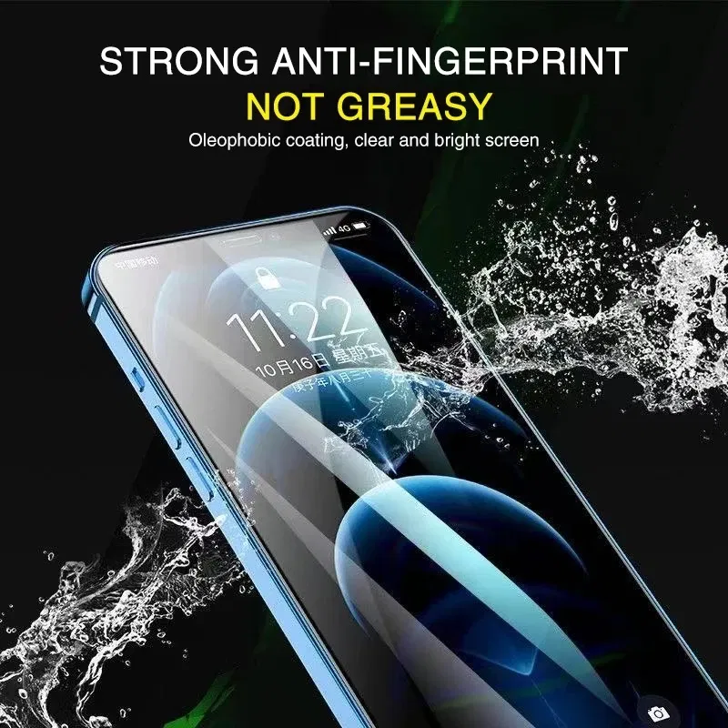 Color: Yellow, Bundle: Bundle2 - 2Pcs Hydrogel Film for IPhone 12 13 Pro Max Mini Screen Protectors for IPhone 11 14 Pro XS Max X XR 6 6s 7 8 Plus SE Not Glass