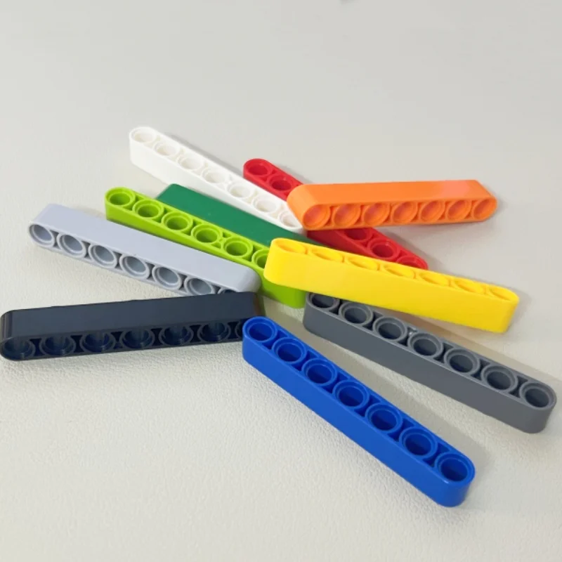Color: NAVY - 32524 Liftarm Thick 1 x 7 Bricks Toys For MOC Buildings Blocks Gifts Accessories Combination Mechanical