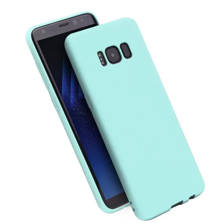 Color: black, Material: Microfiber - Case For Samsung Galaxy S8 S9 S10 S20 Ultra A6 A7 A8 A9 2018 S20 Plus A10 A20 A30 A50 A70 Matte Silicone Soft TPU Cover case