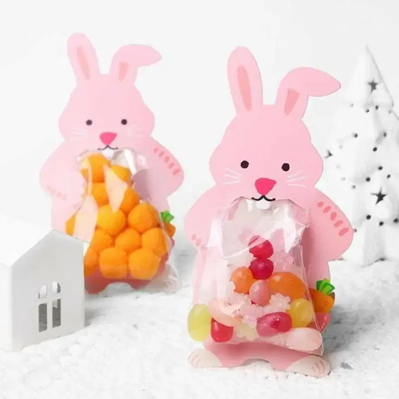 Color: Light Grey, Gift Box Size: Other - 10pcs/lot Animal Cute Gift Bags Candy Bags Baby Shower Birthday Party Cookie Bags Bear Candy Box Greeting Cards Popular Rabbit
