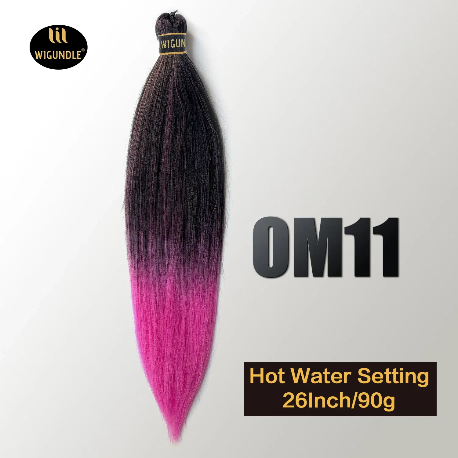 Color: T1B/Burgundy, Stretched Length: 26inches, Bulk Buy: 1Pcs/Lot - Kanekalon 26inch Hot Water Set Pre Stretched Jumbo Braiding Hair Box Twist Braids Synthetic Hair Extensions For Women Soft Yaki